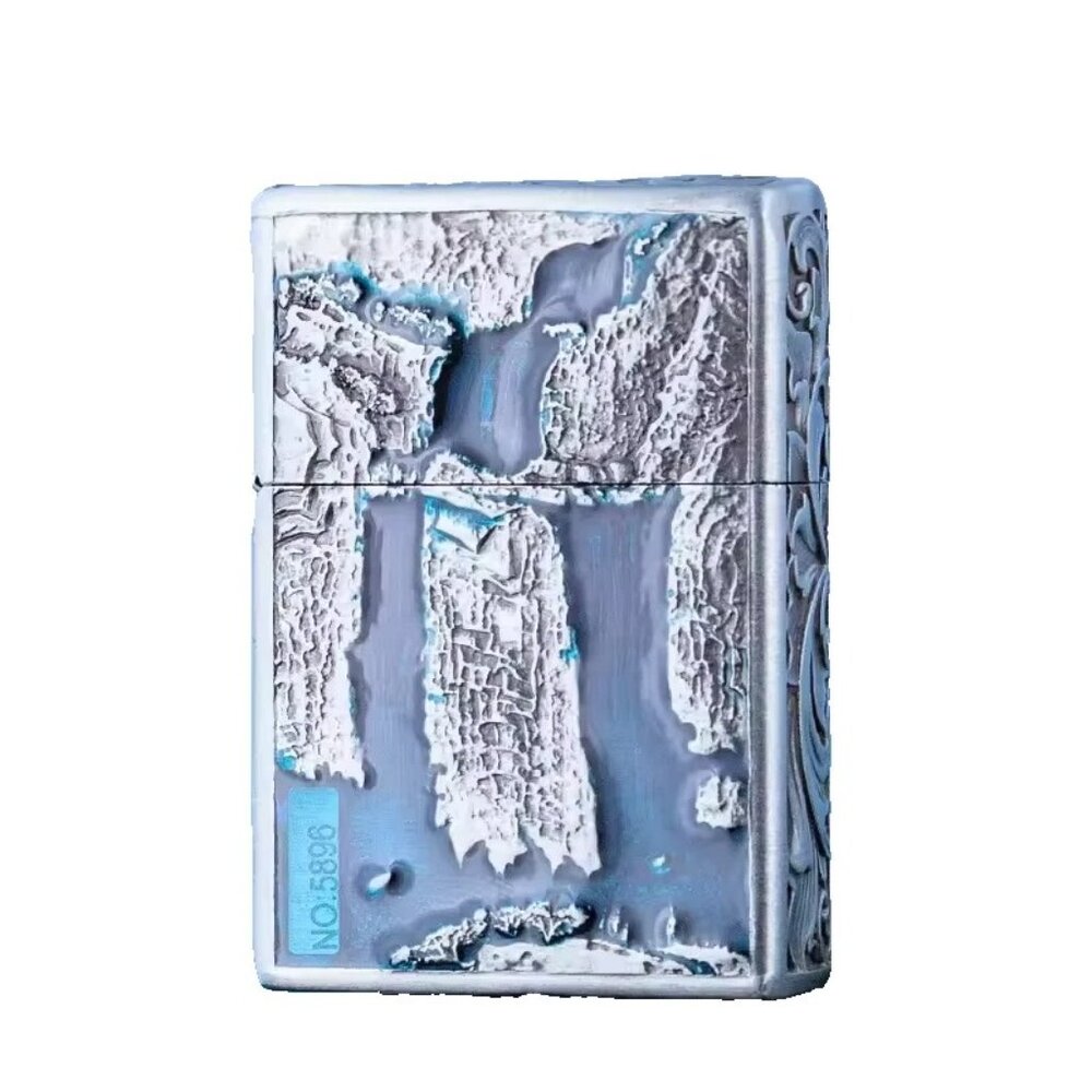 Zorro Thickened Butane Lighter 3D Stereo Double-sided Relief Retro Personality